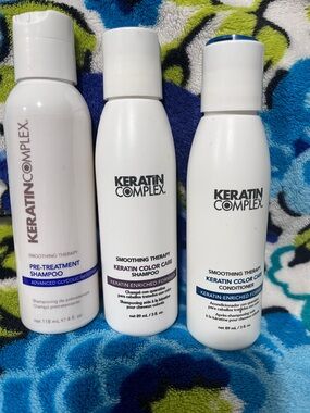 Keratin Complex Color Care Shampoo + Conditioner Set plus Pre-treatment shampoo